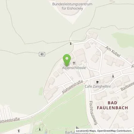 Standortübersicht der Tankstelle Privatperson in 87629 Füssen