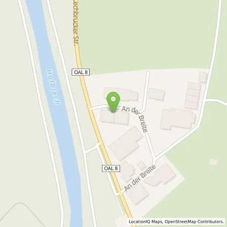 Standortübersicht der Tankstelle Energysolution GmbH in 87642 Halblech