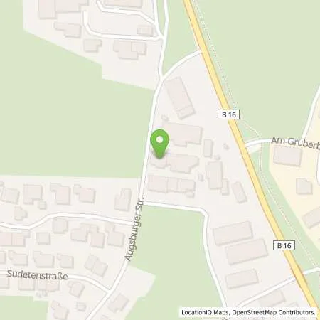 Standortübersicht der Tankstelle Seelos - Wohnen & Leben in 87672 Roßhaupten