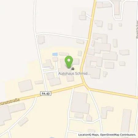 Standortübersicht der Tankstelle SCHMID Service GmbH in 94051 Hauzenberg