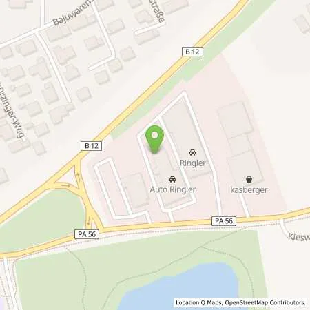 Standortübersicht der Tankstelle Auto Ringler Service GmbH in 94060 Pocking