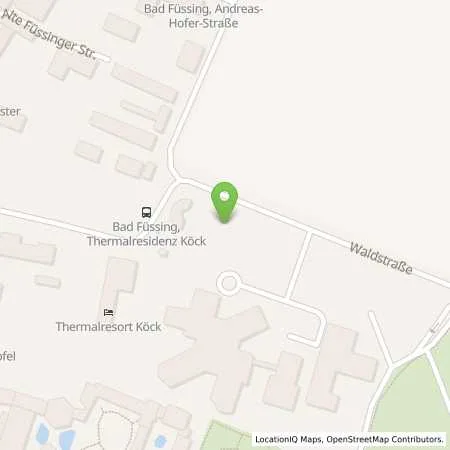 Standortübersicht der Tankstelle Thermalresort Köck GbR in 94072 Bad Füssing