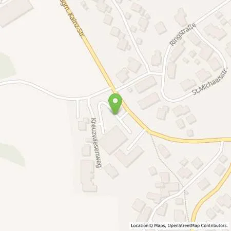 Standortübersicht der Tankstelle EnBW mobility+ AG und Co.KG in 94107 Untergriesbach