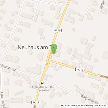 Standortübersicht der Strom (Elektro) Tankstelle: Gemeinde Neuhaus a.Inn in 94152, Neuhaus a.Inn