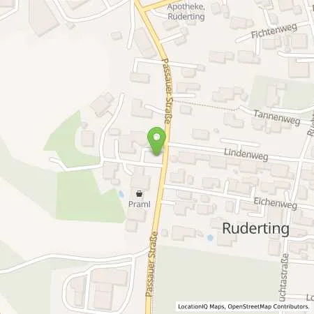 Standortübersicht der Tankstelle Citywatt GmbH in 94161 Ruderting