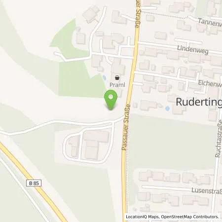 Standortübersicht der Tankstelle Citywatt GmbH in 94161 Ruderting