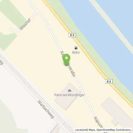 Standortübersicht der Tankstelle Erich Röhr GmbH &Co.KG in 94474 Vilshofen an der Donau