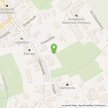 Standortübersicht der Tankstelle Elektro Bauer GmbH in 94496 Ortenburg