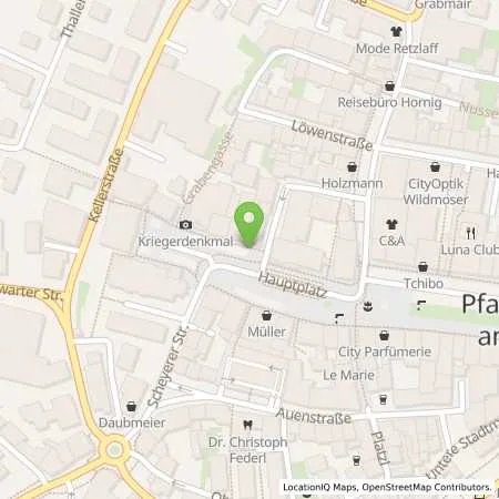 Standortübersicht der Tankstelle Kommunalunternehmen Stadtwerke Pfaffenhofen a. d. Ilm in 85276 Pfaffenhofen a. d. Ilm