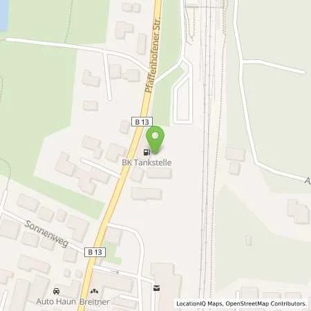 Standortübersicht der Tankstelle BK Benzin-Kontor AG in 85293 Reichertshausen