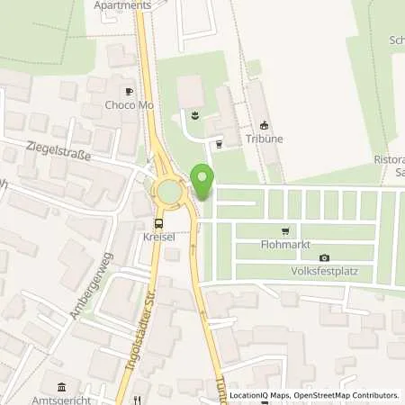 Standortübersicht der Tankstelle Kommunalunternehmen Stadtwerke Pfaffenhofen a. d. Ilm in 86529 Pfaffenhofen a. d. Ilm