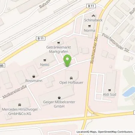 Standortübersicht der Tankstelle Citywatt GmbH in 94209 Regen