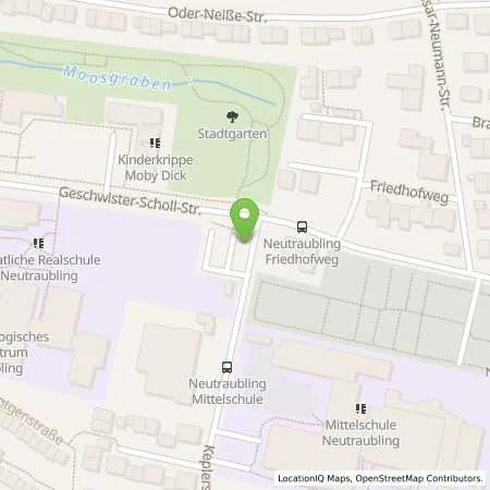 Standortübersicht der Tankstelle REWAG Regensburger Energie und Wasserversorgung AG & Co KG in 93073 Neutraubling