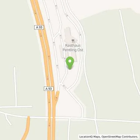 Standortübersicht der Tankstelle Charge-ON in 93080 Pentling