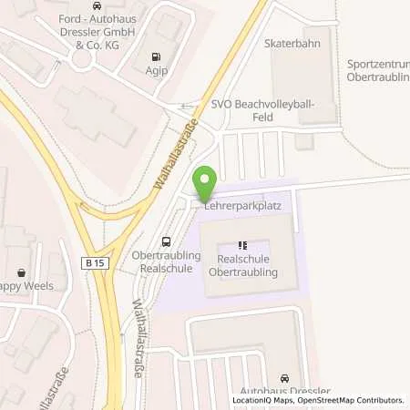 Standortübersicht der Tankstelle REWAG Regensburger Energie und Wasserversorgung AG & Co KG in 93083 Obertraubling