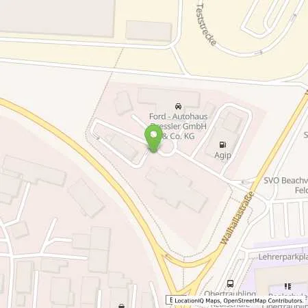 Standortübersicht der Tankstelle REWAG Regensburger Energie und Wasserversorgung AG & Co KG in 93083 Obertraubling