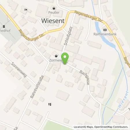 Standortübersicht der Tankstelle REWAG Regensburger Energie und Wasserversorgung AG & Co KG in 93109 Wiesent
