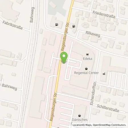 Standortübersicht der Tankstelle REWAG Regensburger Energie und Wasserversorgung AG & Co KG in 93128 Regenstauf