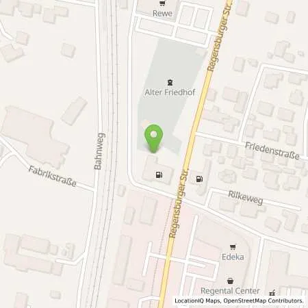 Standortübersicht der Tankstelle EnBW mobility+ AG und Co.KG in 93128 Regenstauf