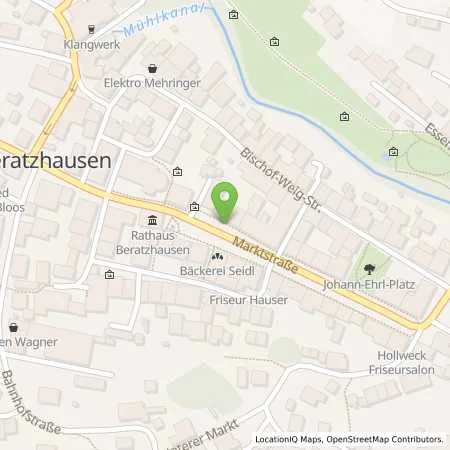 Standortübersicht der Tankstelle REWAG Regensburger Energie und Wasserversorgung AG & Co KG in 93176 Beratzhausen