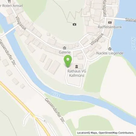 Standortübersicht der Tankstelle REWAG Regensburger Energie und Wasserversorgung AG & Co KG in 93183 Kallmünz