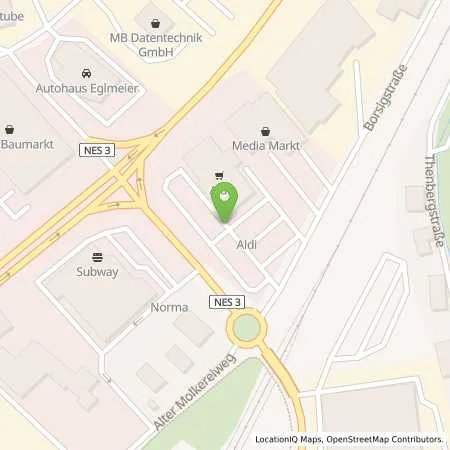 Standortübersicht der Tankstelle ALDI SÜD in 97616 Bad Neustadt