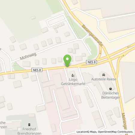 Standortübersicht der Tankstelle Mer Germany GmbH in 97616 Bad Neustadt an der Saale