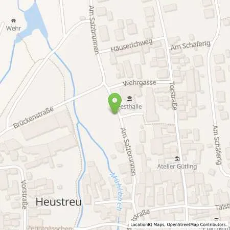 Standortübersicht der Tankstelle Gemeinde Heustreu, juristische Person des öffentlichen Rechts in 97618 Heustreu