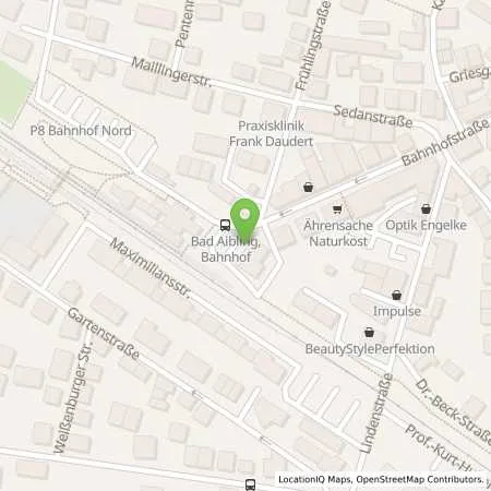 Standortübersicht der Tankstelle Stadtwerke Bad Aibling in 83043 Bad Aibling