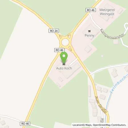 Standortübersicht der Tankstelle Auto Koch Gmbh in 83075 Bad Feilnbach