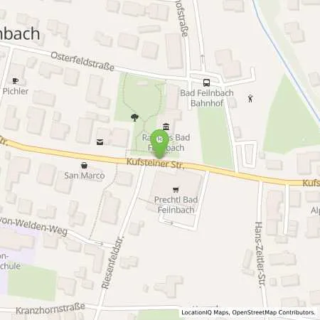 Standortübersicht der Tankstelle Gemeinde Bad Feilnbach in 83075 Bad Feilnbach