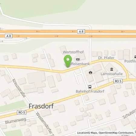 Standortübersicht der Tankstelle Gemeinde Frasdorf, Gesellschaft des öffentlichen Rechts in 83112 Frasdorf