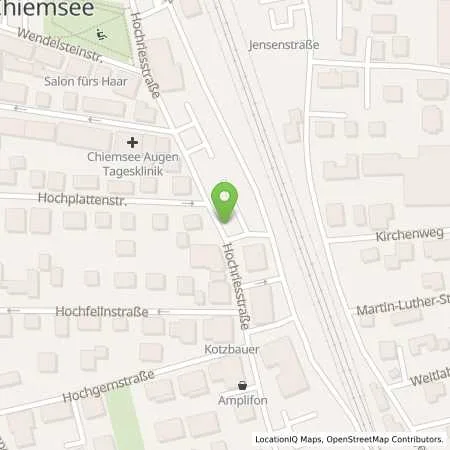 Standortübersicht der Tankstelle Charge-ON in 83209 Prien am Chiemsee