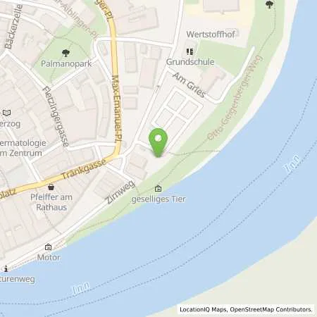 Standortübersicht der Tankstelle Stadtwerke Wasserburg a. Inn (Eigenbetrieb der Stadt) in 83512 Wasserburg a. Inn