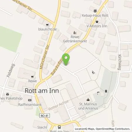 Standortübersicht der Tankstelle Energie Südbayern GmbH in 83543 Rott am Inn