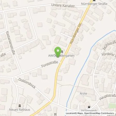 Standortübersicht der Tankstelle Gemeindewerke Wendelstein in 90530 Wendelstein