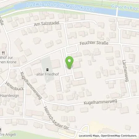 Standortübersicht der Tankstelle Gemeindewerke Wendelstein in 90530 Wendelstein