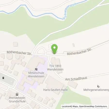 Standortübersicht der Tankstelle Gemeindewerke Wendelstein in 90530 Wendelstein