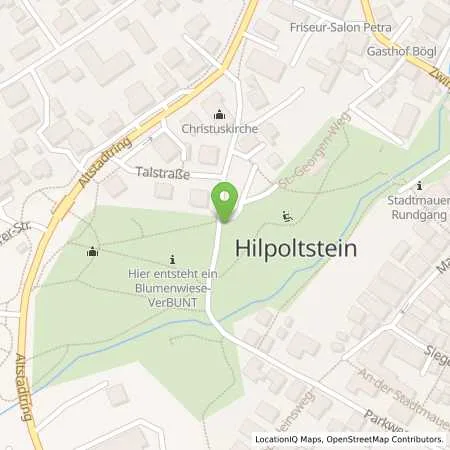 Standortübersicht der Tankstelle N-ERGIE Aktiengesellschaft in 91161 Hilpoltstein