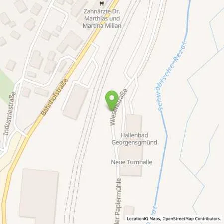 Standortübersicht der Tankstelle Gemeindewerke Georgensgmünd in 91166 Georgensgmünd