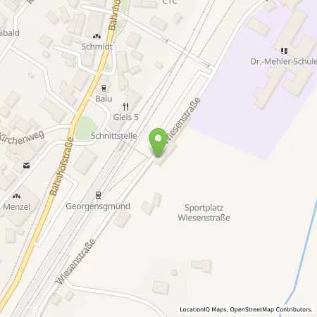 Standortübersicht der Tankstelle Gemeindewerke Georgensgmünd in 91166 Georgensgmünd