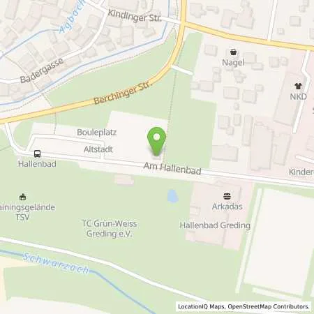 Standortübersicht der Tankstelle N-ERGIE Aktiengesellschaft in 91171 Greding