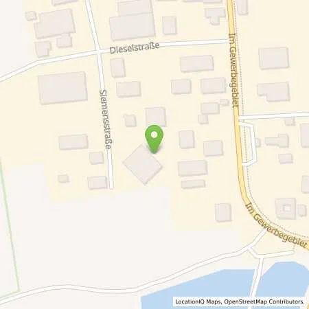 Standortübersicht der Tankstelle Allcolor Malerbedarf GmbH in 91183 Abenberg