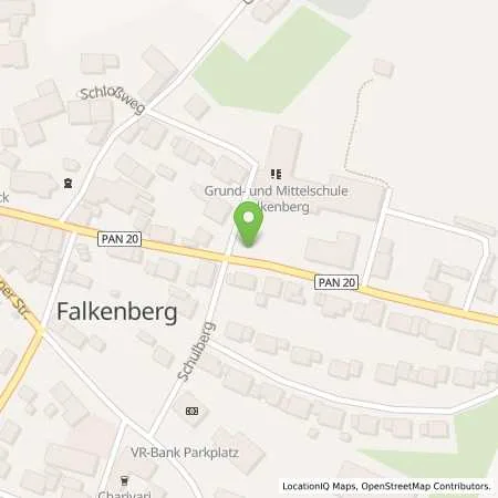 Standortübersicht der Tankstelle Gemeinde Falkenberg in 84326 Falkenberg