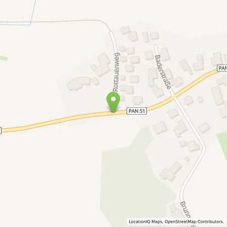 Standortübersicht der Tankstelle SWB Sonnenwohnbau GmbH in 84332 Hebertsfelden