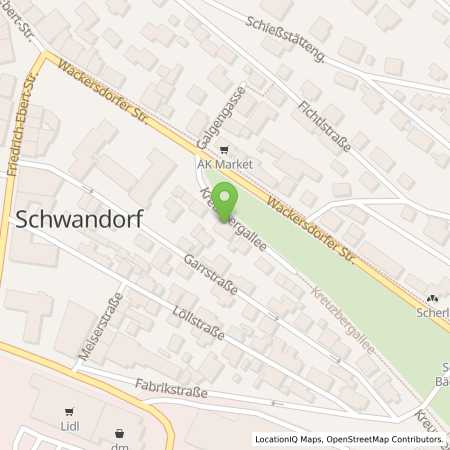 Standortübersicht der Strom (Elektro) Tankstelle: Charge-ON in 92421, Schwandorf