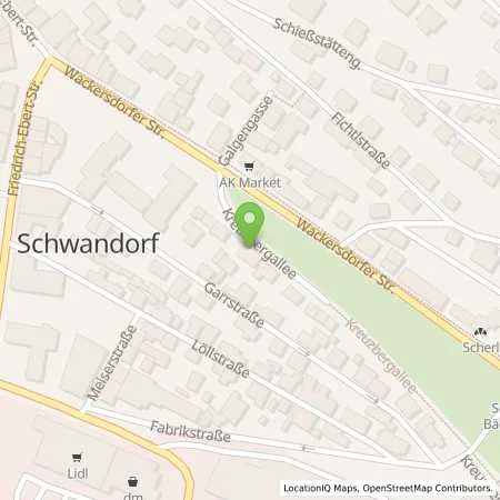 Standortübersicht der Tankstelle Charge-ON in 92421 Schwandorf