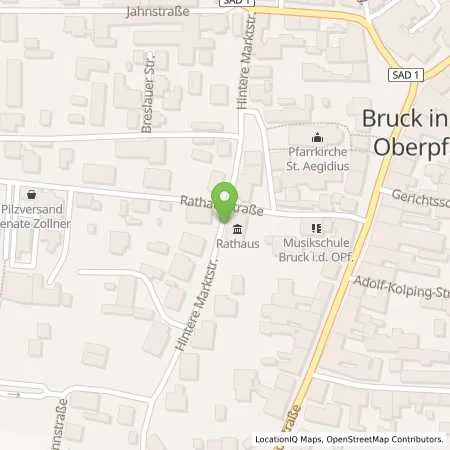 Standortübersicht der Tankstelle Charge-ON in 92436 Bruck i.d.Opf.