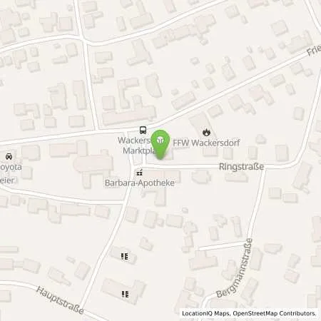 Standortübersicht der Tankstelle Mer Germany GmbH in 92442 Wackersdorf