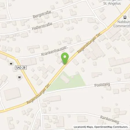 Standortübersicht der Tankstelle Fred Pucher Sonderbetriebsvermögen in 92507 Nabburg